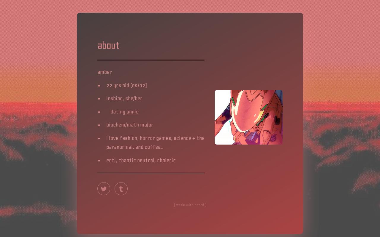 Carrd profile picture for @eva